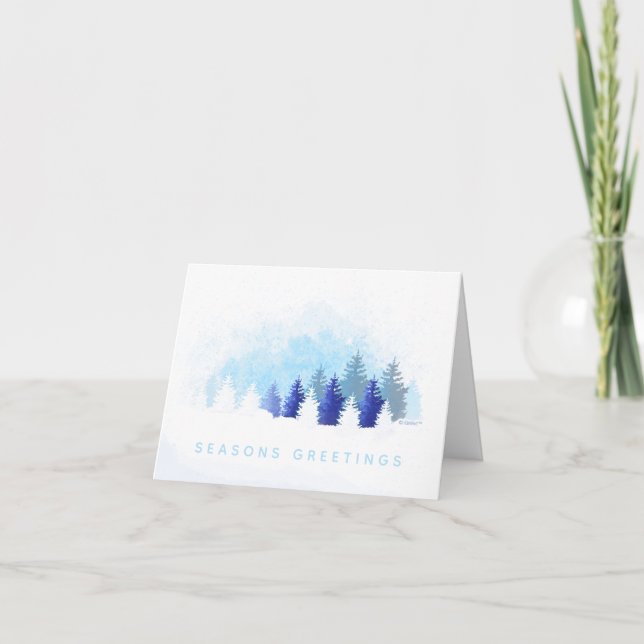 Tarjetas de Navidades de la selva KiniArt Snowy (Anverso)
