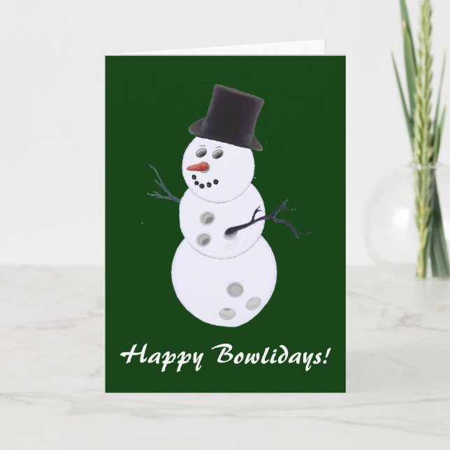 Tarjetas de Navidades de los amantes de los bolos (Anverso)