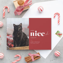 Tarjetas de Navidades de Niceish FunnyCat