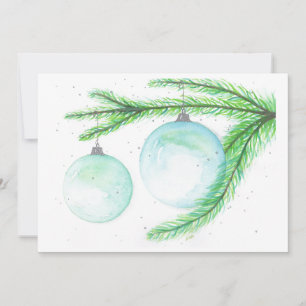 Tarjetas de Navidades de Ornamentos de Navidad