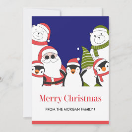 Tarjetas de Navidades de oso polar, Gnome Santa Pe
