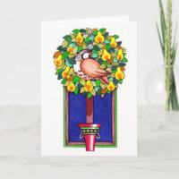 Tarjetas de Navidades de pergamino y peregrino