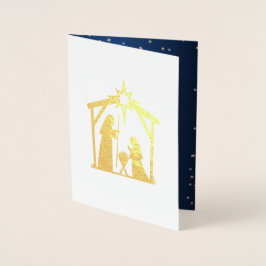 Tarjetas de Navidades de Relieve metalizado Real S