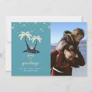 Tarjetas de Navidades de vacaciones de Mares y Sal