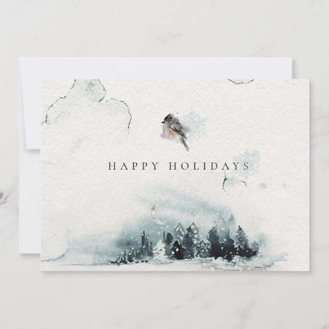 Tarjetas de Navidades de Winst Frost Woodland (Anverso)