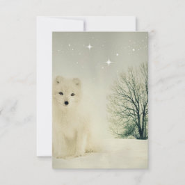 Tarjetas de Navidades de Winter Fox
