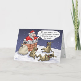 Tarjetas de Navidades divertidas: Atrapado