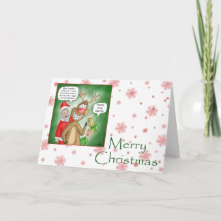 Tarjetas de Navidades divertidas: Bar Hopping