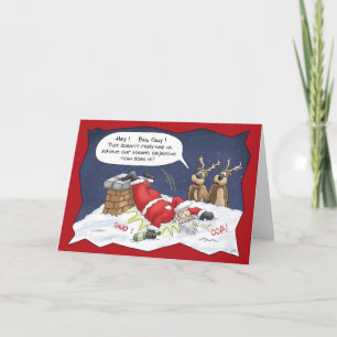 Tarjetas de Navidades divertidas: Objetivo oculto