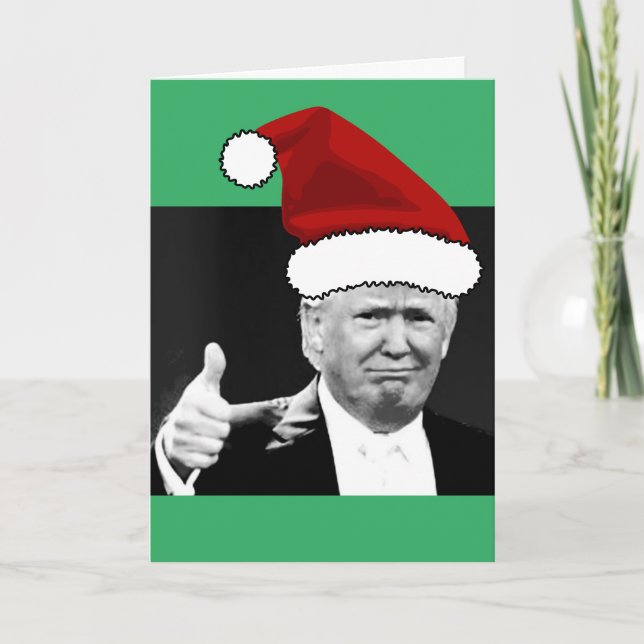 TARJETAS DE NAVIDADES DONALD TRUMP (Anverso)