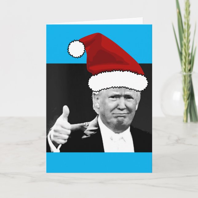 TARJETAS DE NAVIDADES DONALD TRUMP (Anverso)