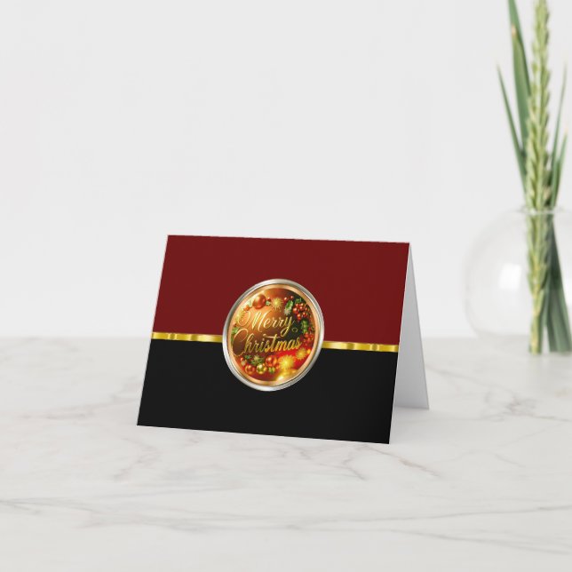 Tarjetas de Navidades empresariales masivos con pr (Anverso)