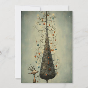 Tarjetas de Navidades escuetas - Dibujar tarjetas