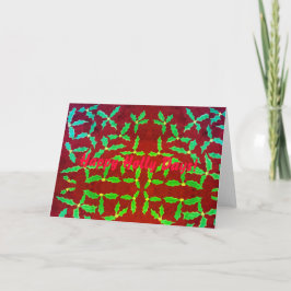 Tarjetas de Navidades Felices Holly Days Holidays