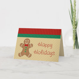 Tarjetas de Navidades Gingerbread Cookie
