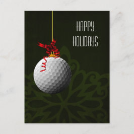 tarjetas de Navidades golfistas