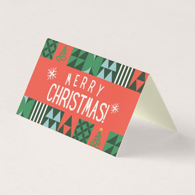 Tarjetas de Navidades Merry Christmas 25 Pack (Anverso)