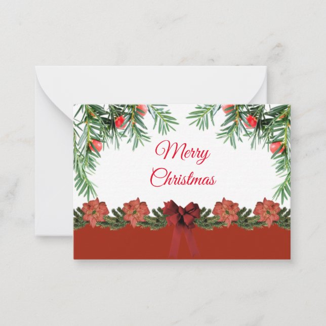 Tarjetas de Navidades Needles para navidades (Anverso)