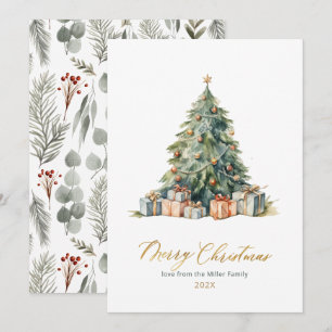 Tarjetas de Navidades no fotográficos con guión de