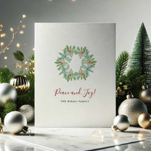 Tarjetas de Navidades personalizadas sin foto