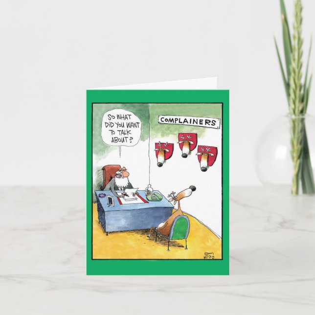 Tarjetas de Navidades personalizados - Renos denun (Anverso)