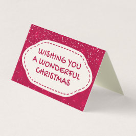 Tarjetas de Navidades Red Snow Design 25 Pack