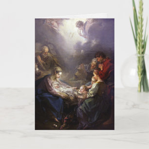Tarjetas de Navidades religiosos Pastores de Ado