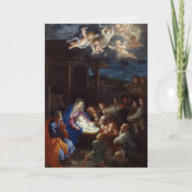 Tarjetas de Navidades religiosos | Pastores de Ado (Anverso)