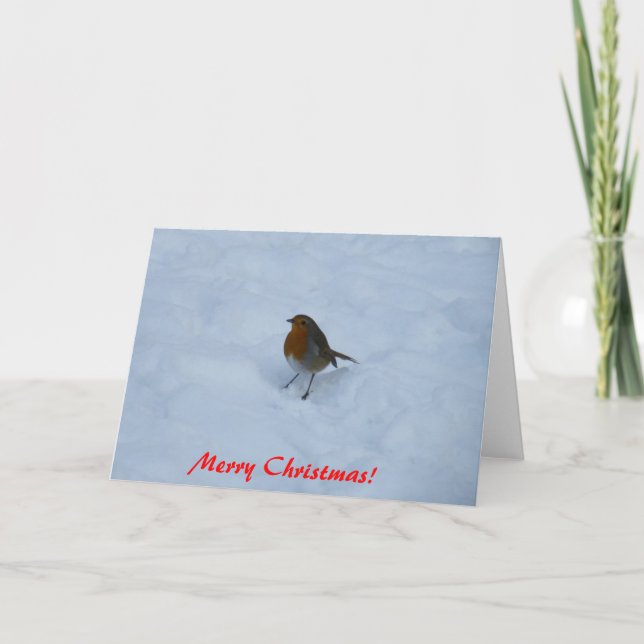 Tarjetas de Navidades Robin (Anverso)