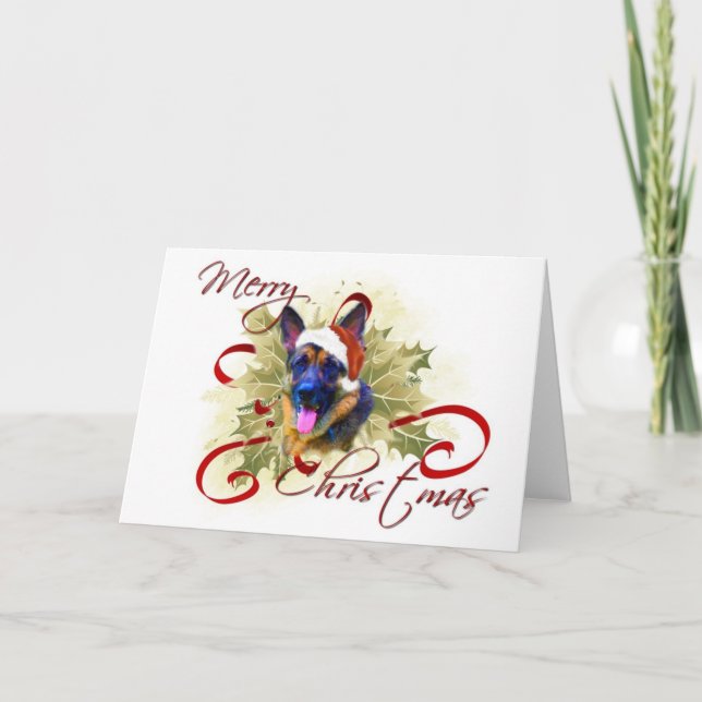 Tarjetas de Navidades Shepherd de Alemania (Anverso)