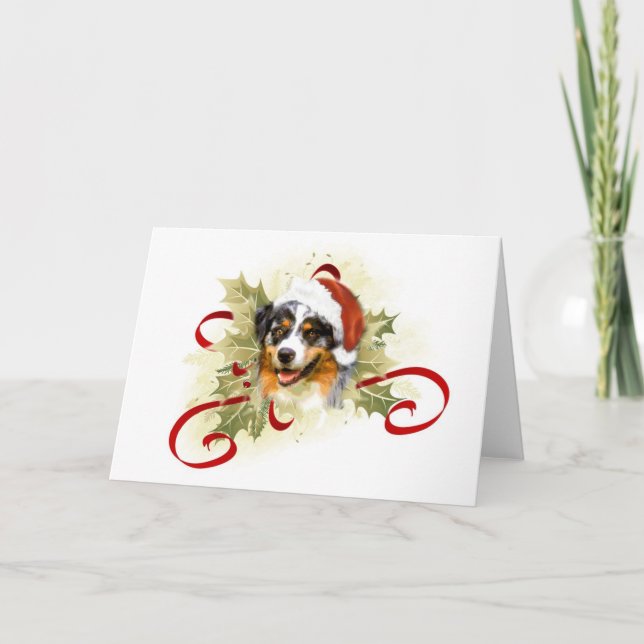 Tarjetas de Navidades Shepherd de Australia (Anverso)