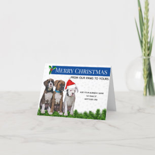 Tarjetas de Navidades temáticos de perro, Veterari