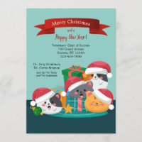 Tarjetas de Navidades veterinarios