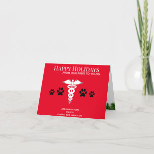 Tarjetas de Navidades veterinarios, Hospital Masco