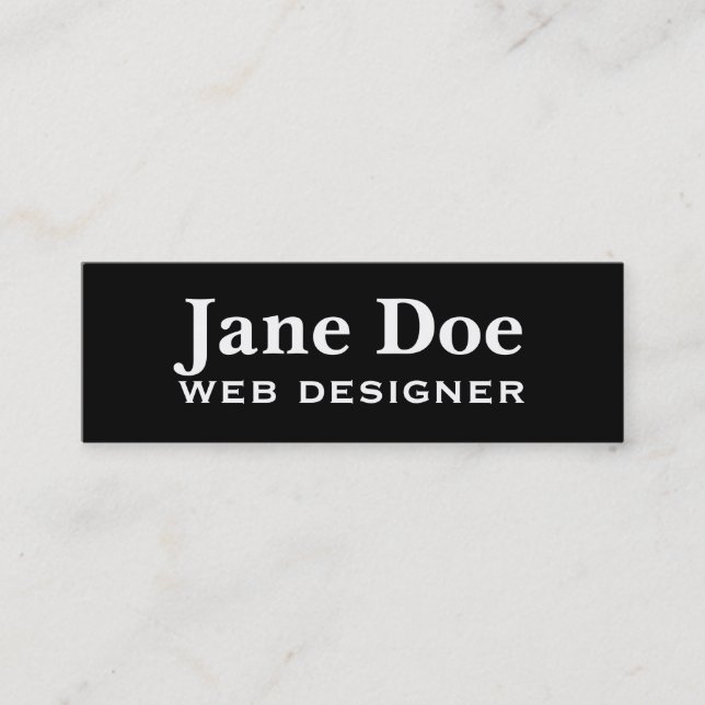 Tarjetas de Negocio Básicas para el Personalizar (Anverso)