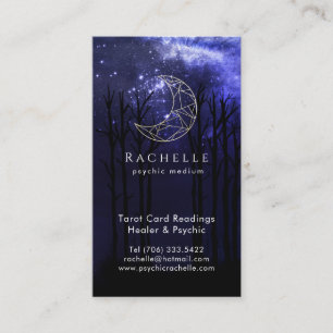 Tarjetas de Negocio Celestiales Oracle y Psicológ