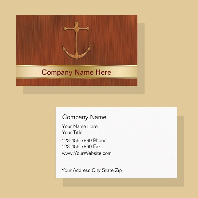 Tarjetas de Negocio de Barcos (Subido por el creador)