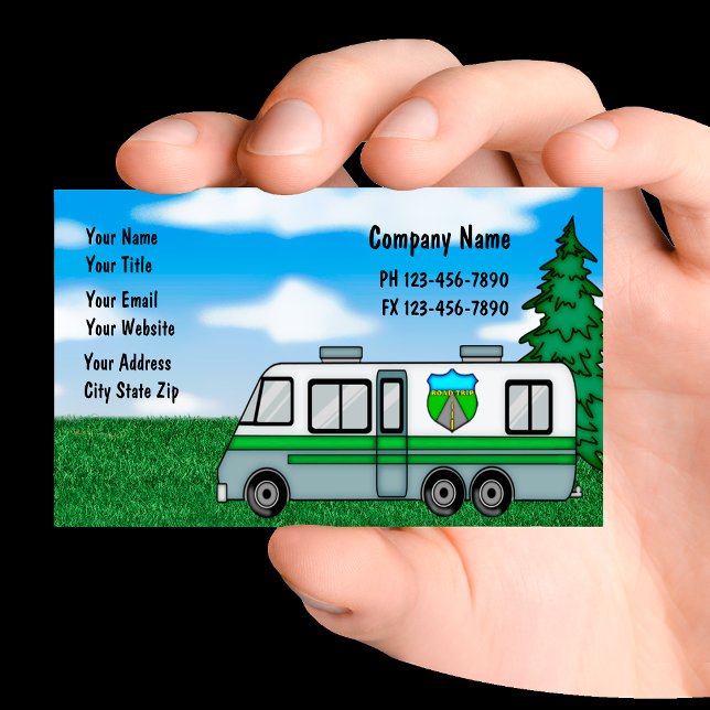 Tarjetas de Negocio de Camping (Subido por el creador)