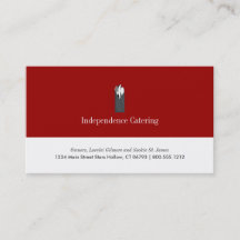 Tarjetas de Negocio de Catering