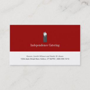Tarjetas de Negocio de Catering