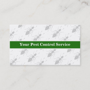 Tarjetas de Negocio de Control de Plagas