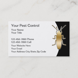 Tarjetas de Negocio de Control de Plagas