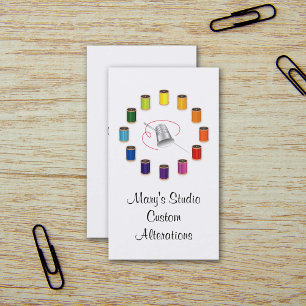 Tarjetas de Negocio de Costura