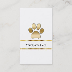 Tarjetas de Negocio de Cuidado de Mascotas