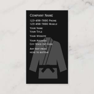 Tarjetas de Negocio de Defensa Personal