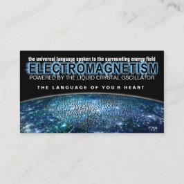 TARJETAS DE NEGOCIO DE electromagnetismo