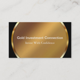 Tarjetas de Negocio de Inversión en Oro