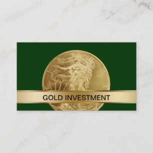 Tarjetas de Negocio de Inversión en Oro
