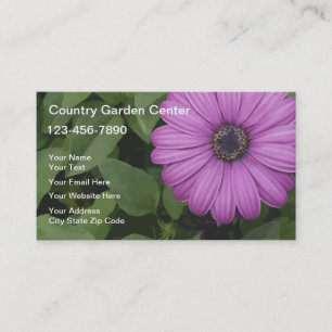 Tarjetas de Negocio de Jardinería