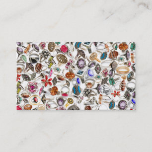 tarjetas de negocio de joyería para anillos